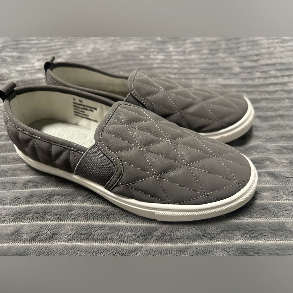 Quilted Slip-On Sneakers